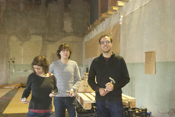 L'equip de l'Arxiu en procés